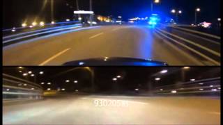 HIGHWAY 2 C63 AMG VS SWEDISH POLICE BEST CHASE [upl. by Aikemahs]