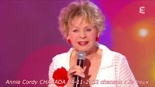 Annie Cordy chabada 04112012 Chanson je Veux [upl. by Swane]