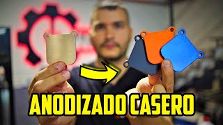 ANODIZANDO ALUMINIO 🔥🔥 Como hacerlo tu mismo  aluminio anodizado cnc [upl. by Portia]