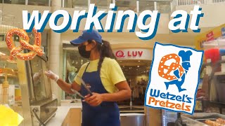 come to work with me wetzels pretzels  Jannett Ciranda [upl. by Ainak654]