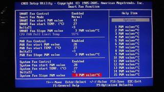 ECS A785GMAD3 AM3 Black Series Motherboard BIOS Tour [upl. by Acsisnarf]