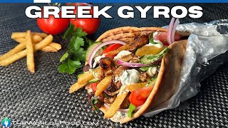 🇬🇷Homemade Gyros as Good as Your Favorite Greek Restaurant [upl. by Euqcaj]