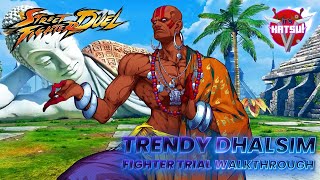 💎Street Fighter Duel 😈Trendy Dhalsim 👑 New Fighter Trial Realm Full Walkthrough 👹 No Commentary [upl. by Sheeree657]