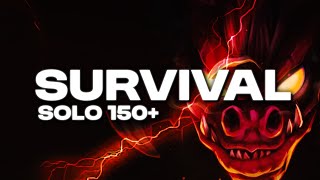 DD2  SURVIVAL WAVES 150 SOLO [upl. by Storfer114]