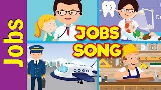 Jobs Song for Kids  What Do You Do  Occupations  Kindergarten Preschool ESL  Fun Kids English [upl. by Ramas]