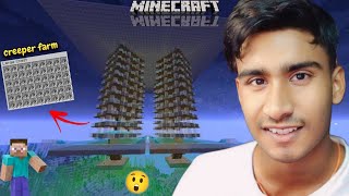 Minecraft CREEPER Farm😍 rohitgamerx live [upl. by Nerhe]