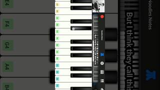 I THINK THEY CALL THIS LOVE  Elliot James Reay  PIANO  cover notes tutorial shorts song [upl. by Aicenert197]