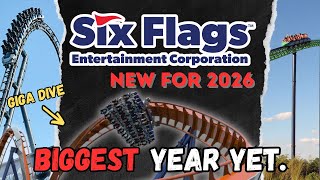 Six Flags New For 2026 Rides Announced Full Breakdown [upl. by Sidhu]