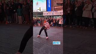 Times square show  NextLevel Dance Performance shorts nyc breakdance [upl. by Ragan]