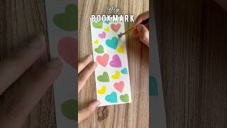 DIY Cute Bookmark Idea 🩵 bookmark art shorts diy papercraft [upl. by Anade]