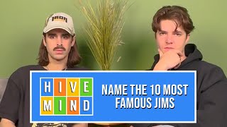 Guessing The 10 Most Famous Jims [upl. by Aynatahs169]