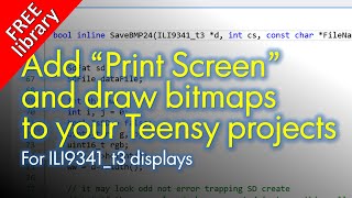 Add PrintScreen to your Teensy Projects [upl. by Arianie767]