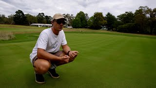 Preparing my Kikuyu for a Ryegrass Overseed  First mow after topdress [upl. by Britta]