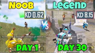 Top 3 Most Important Things To Get From Noob➡️Pro↗️Legend In 30 Days  PUBG Mobile Tips And Tricks [upl. by Dang]