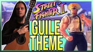 『 Street Fighter 2 OST 』 Guile Theme Fingerstyle Guitar Cover [upl. by Avril]