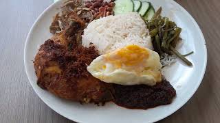 Malaysian traditional food Nasi Lemak Basmathi [upl. by Gertrud]