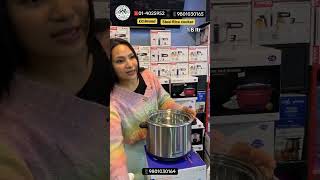 CG brand Stainless steel rice cooker 18 ltr 9801030165014025952hitecvision tiharoffer🥰🥰♥️🙏 [upl. by Wylie651]