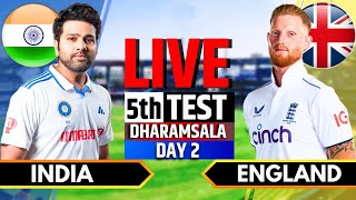 India vs England 5th Test  India vs England Live  IND vs ENG Live Score amp Commentary Session 3 [upl. by Pavia940]