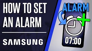 How to Set an Alarm on Samsung Phone [upl. by Isiad]