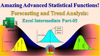 Amazing Advanced Statistical Functions Forecasting and Trend Analysis Excel Intermediate Part 5 [upl. by Ramed]