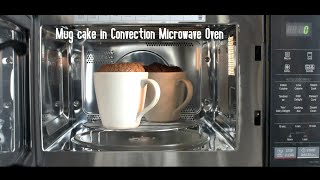 2 Minutes Mug cake using LG Convection Microwave Oven  How to bake cake in Conv Microwave Oven [upl. by Jacobo]