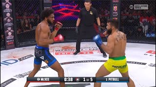 AJ McKee Vs Patricio Pitbull 2 Full Fight Highlights  Pitbull Vs McKee Fight Highlights Bellator [upl. by Zinnes]