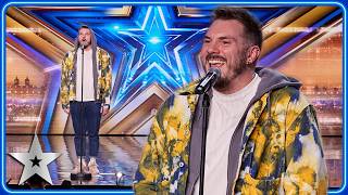 ALL of Mike Woodhams spectacular singing impressions  Britains Got Talent [upl. by Havstad]