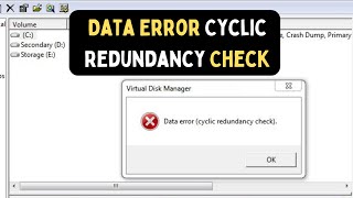 How to Fix Data Error Cyclic Redundancy Check [upl. by Diad795]