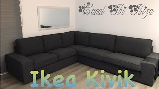 Como montar el sofá KIVIK de 5 plazas esq  HILLARED antracita IKEA [upl. by Eceer]