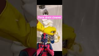 Form drain cleaner shorts foryou deadpool lifehacks [upl. by Anyl]