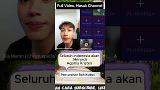 MURTAD MASSAL  INDONESIA AKAN MENJADI KRISTEN SIMAK VIDEONYA edukasiagama shorts viral [upl. by Ahsoyem]