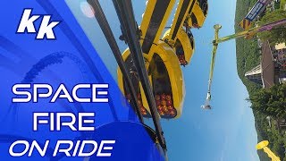 Space Fire Foire Comtoise de Besançon 2017 On ride 1080p 60 fps [upl. by Ming554]