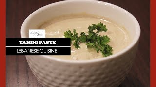 Tahini Dip  How To Make Falafel Jain Tahini Paste  Lebanese Cuisine  Simply Jain [upl. by Ttocserp461]