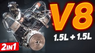 We turn 2 Lada inline4s into a V8 [upl. by Meta]