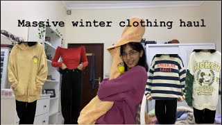 Massive winter clothing haulhampmsheindebenhamsAmerican EagleetcZainab [upl. by Romonda619]