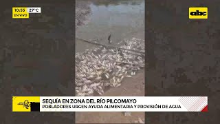 Sequía en zona del Río Pilcomayo [upl. by Odnalro]