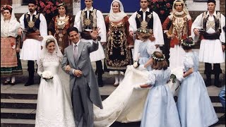 Crown Prince Pavlos Of Greece And MarieChantal Miller’s GREEK ORTHODOX Wedding In London In 1995 [upl. by Janka45]