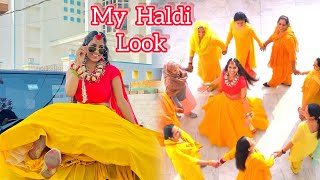 My Haldi Day Look  Thar पर कराया Haldi Shoot  Haldi Ceremony  Indian wedding  Haldi Rasam [upl. by Oah566]