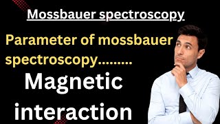 magnetic interaction in mossbauer spectroscopy parameter of mossbauer spectroscopy [upl. by Mat]