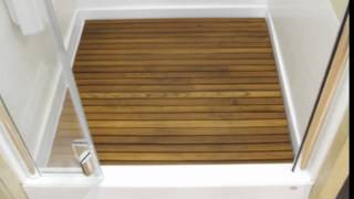 Teak Shower MatsQuality TeakTeak Shower Mat LargeTeak Wood Shower FloorTeak Wood Shower Mat [upl. by Pat]