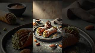 Parmesan amp Herb Cannoli with Mascarpone Chocolate Cream chocolate cannoli herb parmesan dessert [upl. by Allecnirp646]