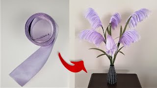 How to Make Reeds with Ribbon  Ribbon Flower  Ribbon art [upl. by Zetana]