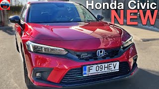 All NEW Honda Civic Hatchback Hybrid 2024  PRACTICALITY amp Visual REVIEW exterior interior [upl. by Anselm]