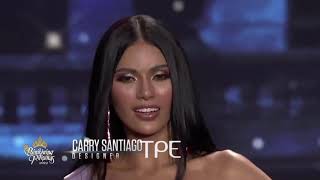 HD Gazini Ganados  Evening Gown  Miss Universe Philippines 2019  Bb Pilipinas 2019 [upl. by Joane]