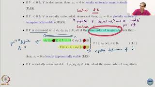 Week 3  Lecture 16  Lyapunov stability Theorems Part 4 [upl. by Cinda]