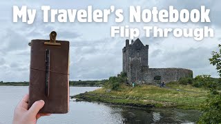 Traveler’s Notebook Flip Through  My Trip to Ireland  Rant [upl. by Pooh679]