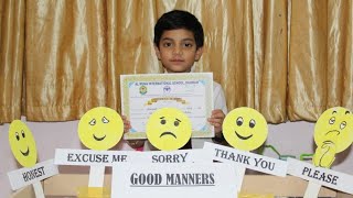 Good Manners  English Rhyme  KG Rhyme Competition [upl. by Zorana475]