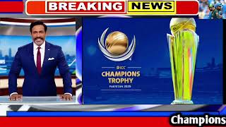 India में होगी Champions Trophy। World Cup वाले Stadium में होगा आयोजन। Pakistan गई तेल लेने।india [upl. by Myrtia36]