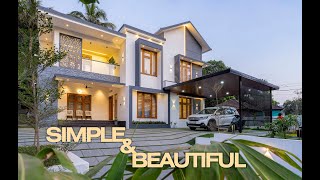 SIMPLE HOME  MODERN KERALA HOME  keralahome architecture viral veedu viralvideo viralshorts [upl. by Iam]