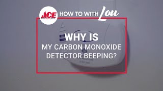 Why Is My Carbon Monoxide Detector Chirping  Ace Hardware [upl. by Nolak497]